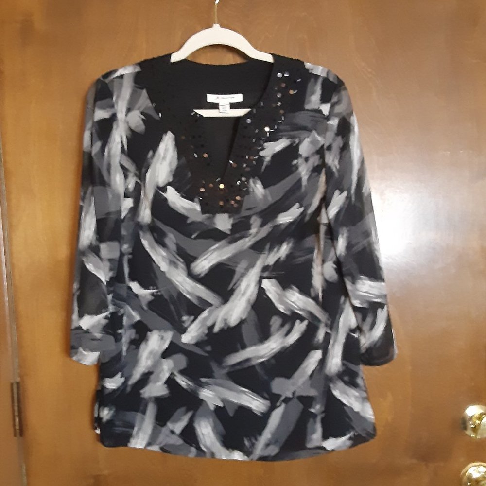 JM COLLECTION/BLOUSE/SIZE 8